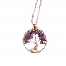 Amethyst Tree Of Life Necklace