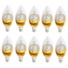 10x E12 3W 6W 9W Dimmable Sharp High Power LED Chandelier Candle Light Bulb 110V
