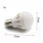 E27 Energy Saving LED Bulb 3W 5W 7W 9W 12W 25W Globe Light Lamp AC 110-240V Home