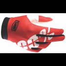 L 100% iTrack Glove 2016 Motocross, Cycling, Bike (Size L, Color red)