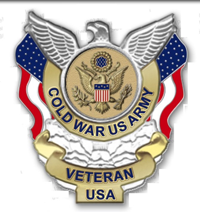 2 PACK US ARMY COLD WAR VETERAN PIN-QNTY 2