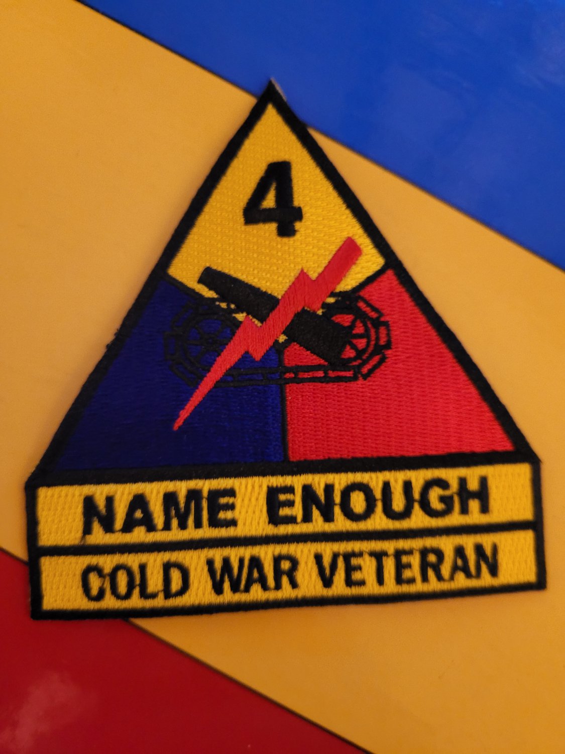 4th Armored Division Cold War Patch