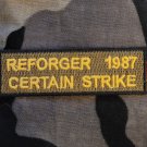 1987 CERTAIN STRIKE ROCKER TAB 1987 CERTAIN STRIKE ROCKER TAB