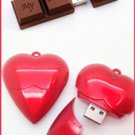 Heart Shaped Necklace 8G USB & Chocolate 8G USB Set