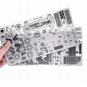 Piececool 3D Metal Puzzle 4WD Military Automobile US Hummer P036S DIY 3D Laser Cut Models Toys