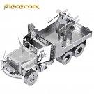 Piececool 3D Metal Puzzle M35 Military Motor Lorry Truck P034S DIY 3D Laser Cut Models Toys