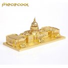 Piececool 3D Metal Puzzle US Capitol USC Building Kits P015G DIY 3D Laser Cut Models Toys - Gold