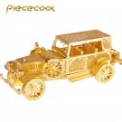 Piececool 3D Metal Puzzle Classic Vintage Car Building P042G DIY 3D Laser Cut Models Toys For Audit