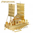 Piececool 3D Metal Puzzle Korea Panokseon Ship P021G DIY 3D Laser Cut Assemble Models Toys For Audit