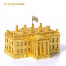 Piececool 3D Metal Puzzle The White House P010G DIY 3D Laser Cut Models Toys For Audit