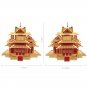 Piececool 3D Metal Puzzle The Watchtower Of Forbidden City Model Kit P075 DIY Laser Cut Jigsaw Toys
