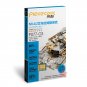 Piececool 3D Metal Puzzle M1A2 SEP TUSK II Tank Model Kit P077 DIY Laser Cut Jigsaw Toys