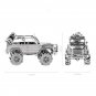 Piececool 3D Metal Puzzle SUV Off-Road Vehicle Car Model Kit P078 DIY Laser Cut Jigsaw Toys