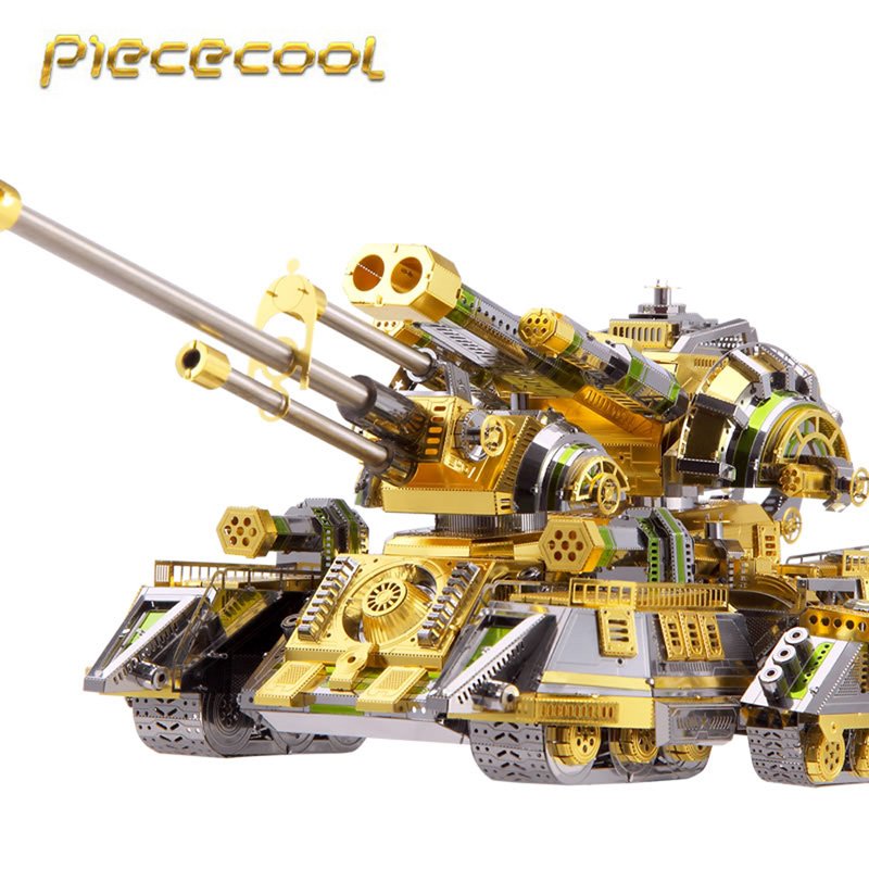 Piececool 3D Metal Puzzle Spider Superheavy Tank