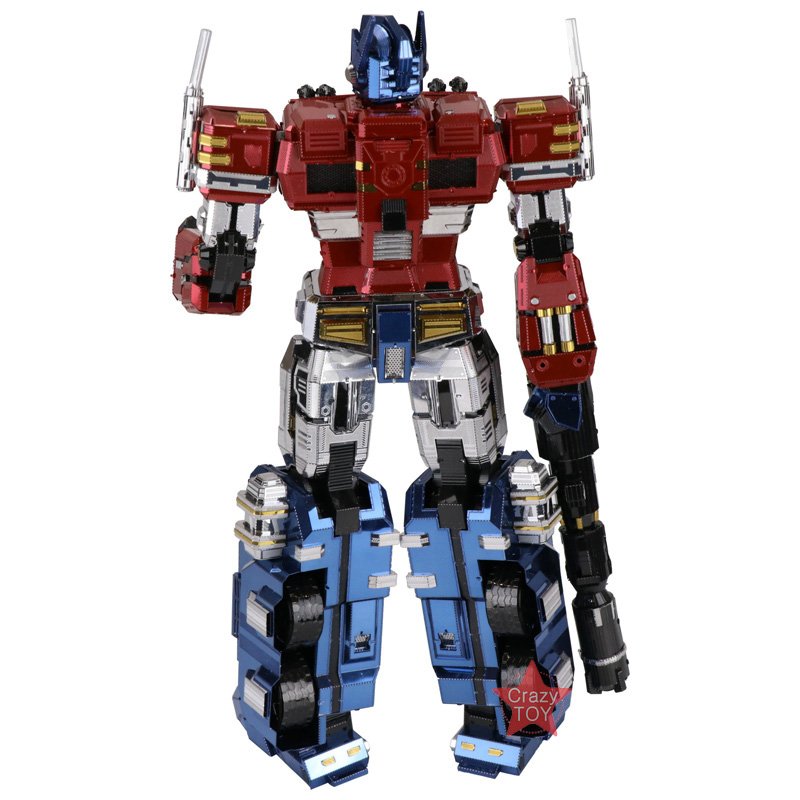 MU 3D Metal Puzzle Transformers Optimus Prime G1 The Last Knight Model