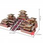 Piececool 3D Metal Nano Puzzle Epang Palace Building Model Kits P094-RSK DIY 3D Laser Cut Toys