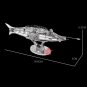 HK Nanyuan 3D Metal Nano Puzzle The Nautilus Submarine Assemble Model Kits C02 DIy 3D Laser Cut Toy