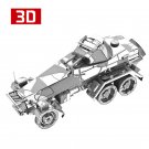3D Metal Nano Puzzle Sd.Kfz.232 6-Wheeled Heavy Armored Car Model Kits I22217 DIY 3D Laser Cut Toy