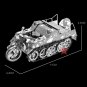 3D Metal Nano Puzzle SdKfz 2 Kleines Kettenkraftrad Tank Model Kits I22216 DIY 3D Laser Cut Toy