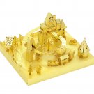 MU Roller Coaster Amusement Park 3D Metal Model Kits DIY Assemble Puzzle Building Toy
