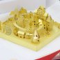 MU Roller Coaster Amusement Park 3D Metal Model Kits DIY Assemble Puzzle Building Toy