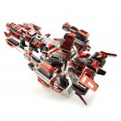 Microworld Flaming Spaceship DIY 3D Assemble Metal Model Kits Puzzle Laser Cut Jigsaw Toy