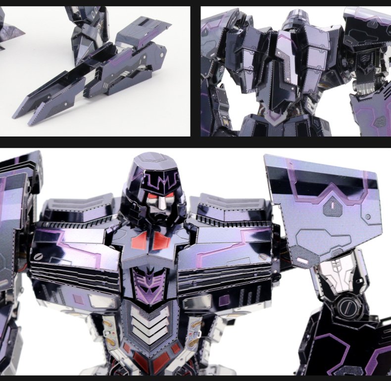 Mu Transformers Megatron Idw Version Diy 3d Metal Puzzle Assemble Model