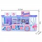Nanyuan Ice Cream Shop 3D Metal Model Kits Diy Assemble Puzzle Laser Cut Toy