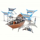 Microworld Dynamic Rowing DIY 3D Assemble Metal Model Kits Nano Puzzle Jigsaw Toys Z015