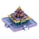 Microworld Tibetan Buddhist Temple DIY 3D Assemble Metal Model Kits Nano Puzzle Jigsaw Toys Z042