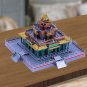 Microworld Tibetan Buddhist Temple DIY 3D Assemble Metal Model Kits Nano Puzzle Jigsaw Toys Z042