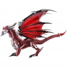 Piececool The Black Dragon 3D Metal Model Kits DIY Assemble Puzzle Jigsaw Toy