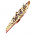 Piececool Japan Fuso Battleship 3D Metal Model Kits DIY Assemble Puzzle Jigsaw Toy