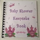 Baby Shower Girl Keepsake Book