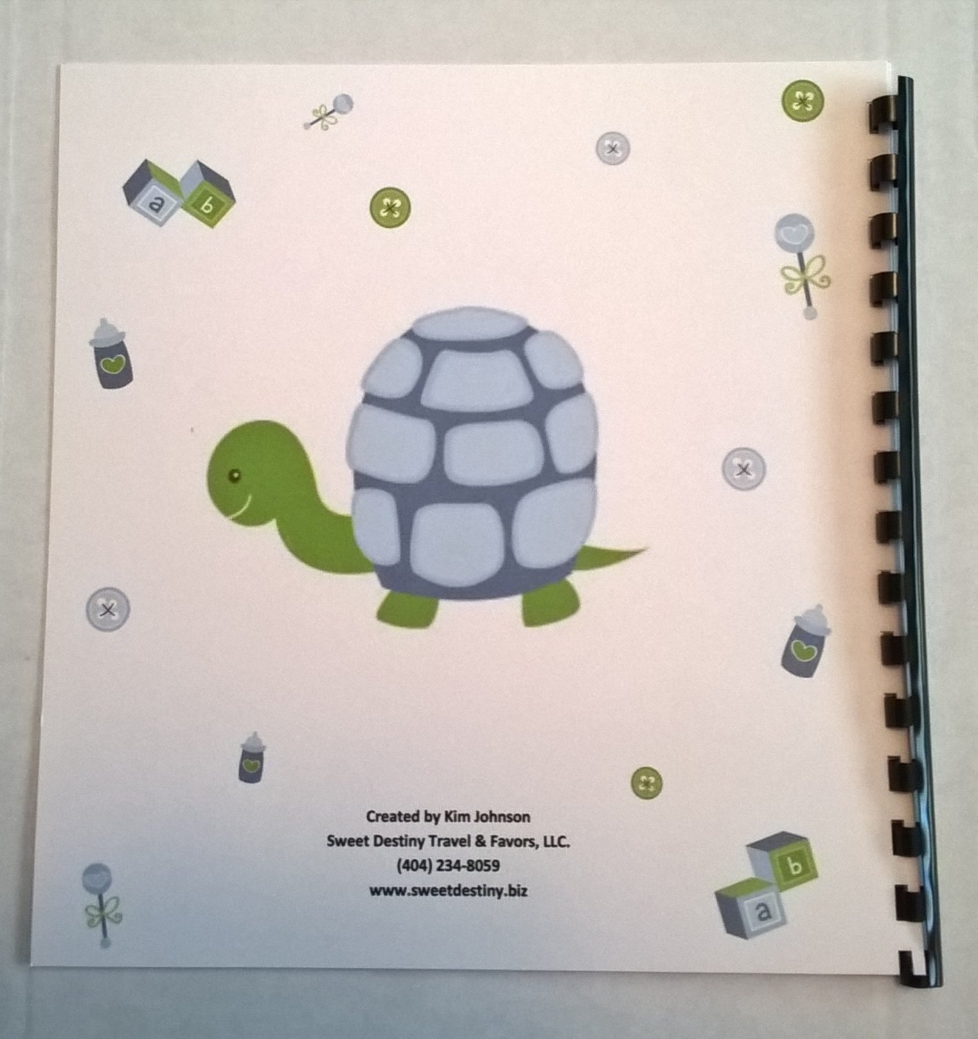 Baby Shower Boy Keepsake Book