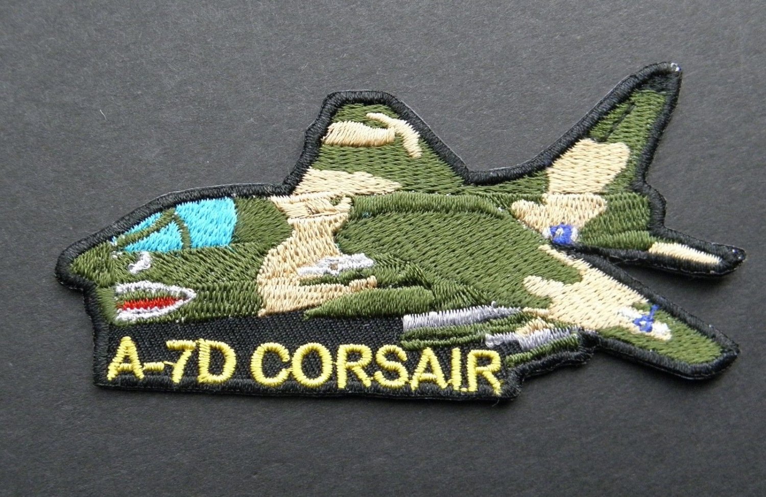 Corsair A-7D Fighter Aircraft Embroidered Patch 4 Inches