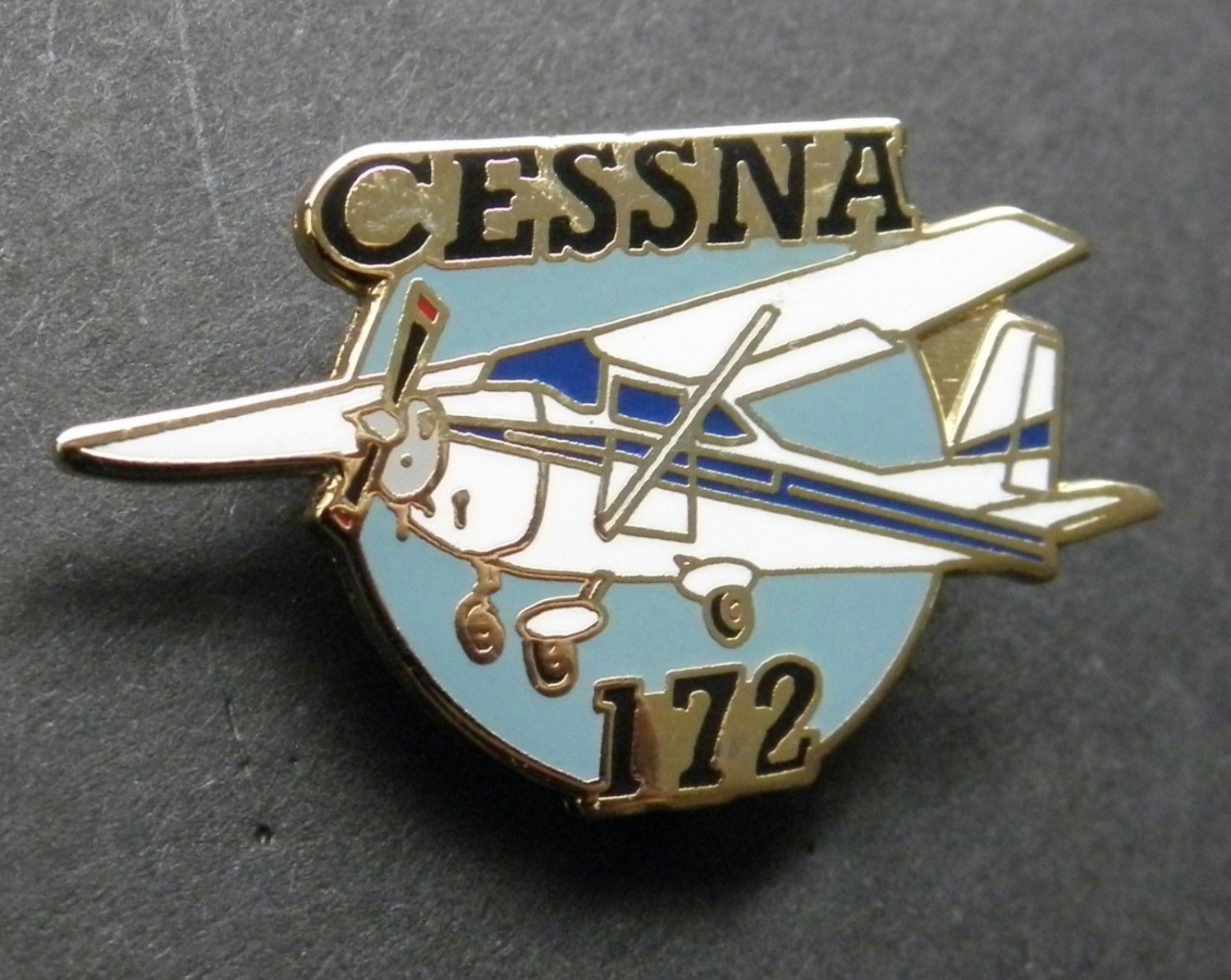 Cessna 172 Plane Civil Aircraft Lapel Pin Badge 1.1 Inches