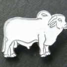 BRAHMAN BRAHMA CATTLE COW LAPEL PIN BADGE 3/4 INCH