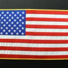 LARGE USA OLD GLORY STARS STRIPES EMBROIDERED PATCH 12.75 X 7.35 INCHES