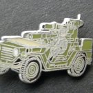 ARMY JEEP M151 ROCKET LAUNCHER LAPEL HAT PIN BADGE 1 INCH