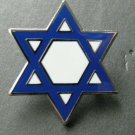 JEWISH STAR OF DAVID RELIGIOUS LAPEL PIN BADGE 1 INCH