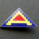 Seventh United States Army Pyramid of Power 7 Steps Lapel Pin Badge 1.25 inches