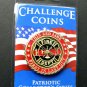 FIRE FIGHTER THIN RED LINE CHALLENGE COIN FIRST IN LAST OUT 1.75 INCHES