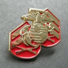 Marine Corps Marines Sergeant Corporal Rank Lapel Pin Badge 1 inch USMC