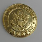 US ARMY SEAL EMBLEM GOLD COLORED LAPEL PIN BADGE 1 INCH