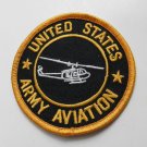 US ARMY AVIATION CHOPPER HELICOPTER EMBROIDERED PATCH 3 INCHES