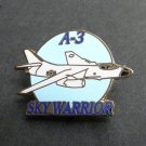 SKYWARRIOR A-3 US NAVY NAVAL AVIATION LAPEL PIN BADGE 1.25 INCHES RIGHT