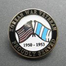 KOREA KOREAN WAR VETERAN 1950 1953 PROUDLY SERVED USA FLAG LAPEL PIN BADGE 1 INC