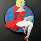 LUCKY STRIKE NOSE ART PIN UP USAF LARGE EMBROIDERED JACKET PATCH 9.5 INCHES