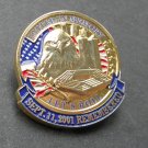 SEPTEMBER 11 2001 PENTAGON TOWERS MEMORIAL 911 LAPEL PIN 1 INCH